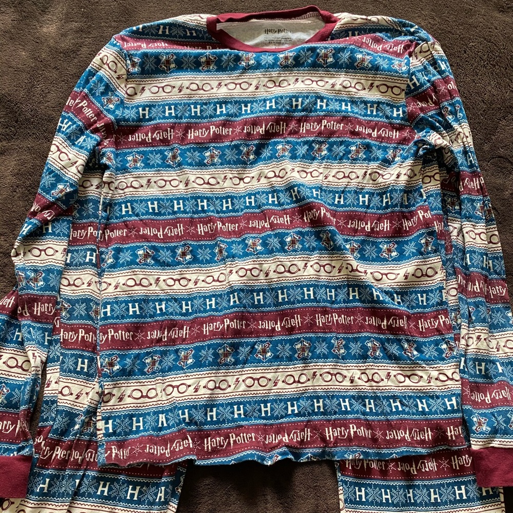 EUC Harry Potter pajama set